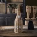 Rustic Rattan Bubbles Bottle Riviera Maison