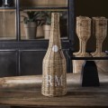 Rustic Rattan Bubbles Bottle Riviera Maison