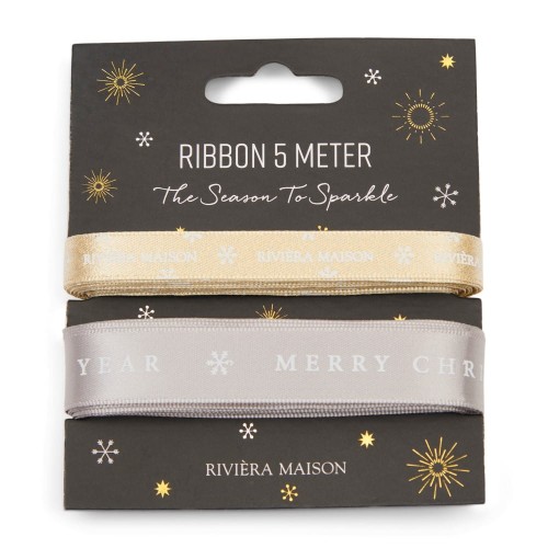 Wstążki ozdobne  Merry Christmas Riviera Maison - 5m 