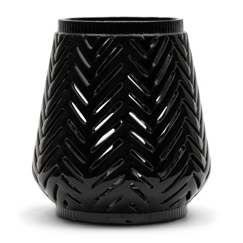 Świecznik RM HERRINGBONE  Riviera Maison Black L      