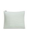 Poszewka na poduszkę Green/White Striped Cotton Poplin Lexington 50x60