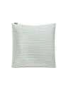 Poszewka na poduszkę Green/White Striped Cotton Poplin Lexington 50x60