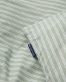 Poszewka na poduszkę Green/White Striped Cotton Poplin Lexington 50x60