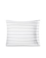 Poszewka na poduszkę White/Blue Striped Lyocell/Cotton Lexington 50x60