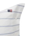 Poszewka na poduszkę White/Blue Striped Lyocell/Cotton Lexington 50x60