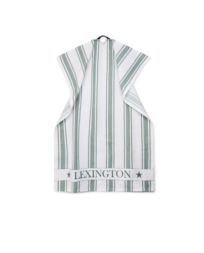 Ręcznik kuchenny  Cotton Waffle Lexington White/Green