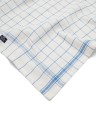Ręcznik kuchenny Checked Linen/Cotton Lexington White/blue