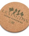 Podkładka Cork Coaster  Średnica 20cm, Lexington Natural/Green
