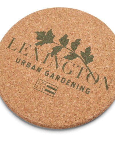 Podkładka Cork Coaster  Średnica 20cm, Lexington Natural/Green