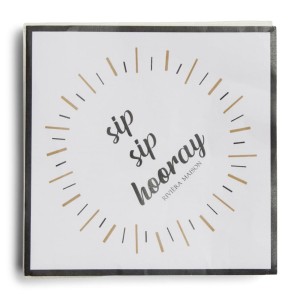 Papierowe serwetki  Sip Sip Hooray Riviera Maison    