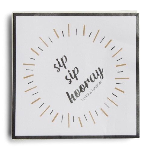 Papierowe serwetki  Sip Sip Hooray Riviera Maison    