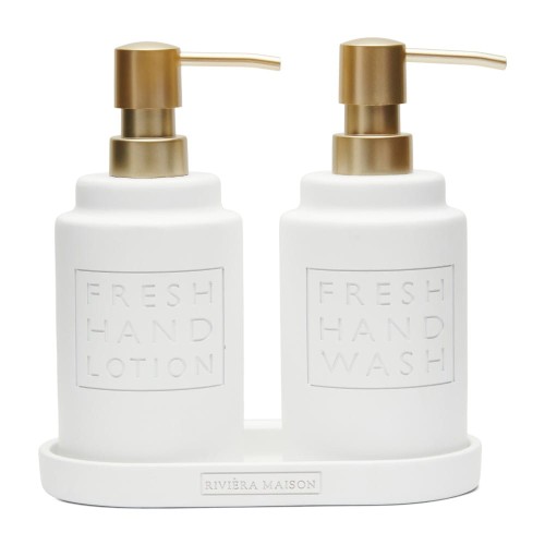 Dozownik Mydła Fresh Soap & Lotion Rivera Maison   zestaw
