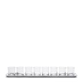 Świecznik RM Tray Silver 8 Pieces Riviera Maison
