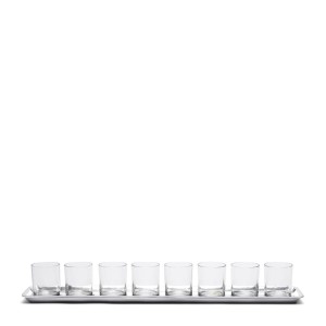 Świecznik RM Tray Silver 8 Pieces Riviera Maison  