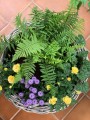 Donica z ratanu naturalnego szara DRYPOT fi 54cmx 43cm