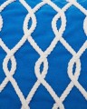 Poszewka Rope Deco Recycled Cotton Canvas  Blue/ White Lexington 50x50
