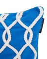 Poszewka Rope Deco Recycled Cotton Canvas  Blue/ White Lexington 50x50