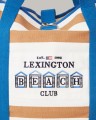 Torba Madison Organic Cotton Family Beach Bag, Beige/White Stripe Lexington
