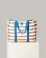 Torba Madison Organic Cotton Family Beach Bag, Beige/White Stripe Lexington