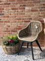 Krzesło ratanowe LOUNGE
