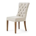 Krzesło Dinner Chair Balmoral, Flanders Flax, Oxford Weave Riviera Maison