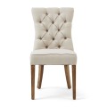 Krzesło Dinner Chair Balmoral, Flanders Flax, Oxford Weave Riviera Maison
