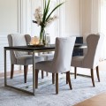 Krzesło Dinner Chair Balmoral, Flanders Flax, Oxford Weave Riviera Maison