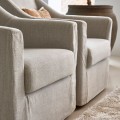Fotel Armchair Huntington, Beige Riviera Maison