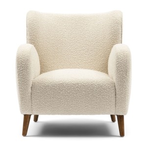 Fotel Armchair La Contessina, Simply White , Bouclé Riviera Maison 