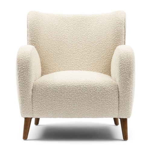 Fotel Armchair La Contessina, Simply White , Bouclé Riviera Maison 