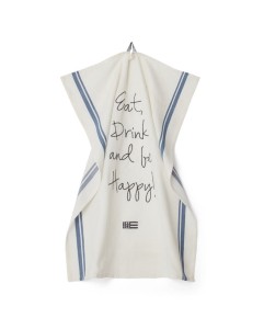 Ręcznik kuchenny Eat & Drink Embroidered Org. Cotton Kitchen Towel Lexington      