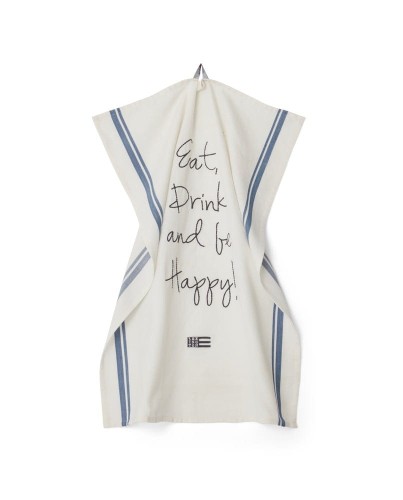 Ręcznik kuchenny Eat & Drink Embroidered Org. Cotton Kitchen Towel Lexington      