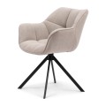 Krzesło Swivel Dining Chair Carnaby, Fabulous Flax, Mouliné Linen  Riviera Maison