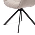 Krzesło Swivel Dining Chair Carnaby, Fabulous Flax, Mouliné Linen  Riviera Maison