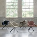 Krzesło Swivel Dining Chair Carnaby, Fabulous Flax, Mouliné Linen  Riviera Maison