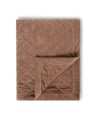 Narzuta / Pled Quilted Organic Cotton Velvet Bedspread Beige  Lexington 160x240