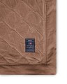Narzuta / Pled Quilted Organic Cotton Velvet Bedspread Beige  Lexington 160x240