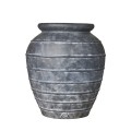 Wazon / donica dekoracyjna Anna flower pot H59.5 cm. antique black Lene Bjerre