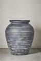 Wazon / donica dekoracyjna Anna flower pot H48 cm. antique black Lene Bjerre