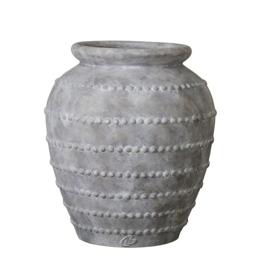 Wazon / donica dekoracyjna Anna flower pot H59.5 cm. antique grey Lene Bjerre   