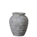 Wazon / donica dekoracyjna Anna flower pot H48 cm. anique grey Lene Bjerre