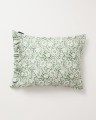 Poszewka na poduszkę Cotton Sateen Green Floral Printed Lexington 50x60