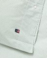 Zestaw pościeli Striped Cotton Pin Point Green/White Lexington 200x200/50x70x2