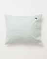 Zestaw pościeli Striped Cotton Pin Point Green/White Lexington 200x200/50x70x2