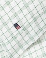 Zestaw pościeli Checked Lyocell Blend White/Green  Lexington 150x210/50x70