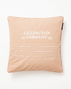 Poszewka Logo Canvas Pillow Cover In Cotton  Lexington  50x50  