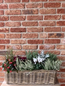 Prostokątna donica rattanowa 60cm