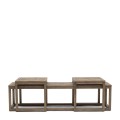 Stolik Coffee Table Set Harbour Island Riviera Maison  150x45 cm