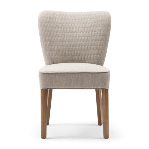 Krzesło Dining Chair Louise, Fabulous Flax, Mouliné Linen Riviera Maison 