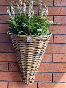 Kosz rattanowy na ścianę Spain